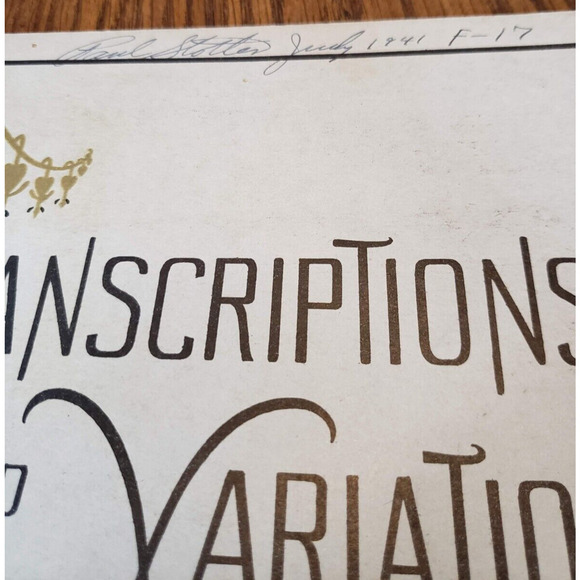 Transcriptions and Variations of Famous Songs 1908 Century Music Publishing - Picture 5 of 6